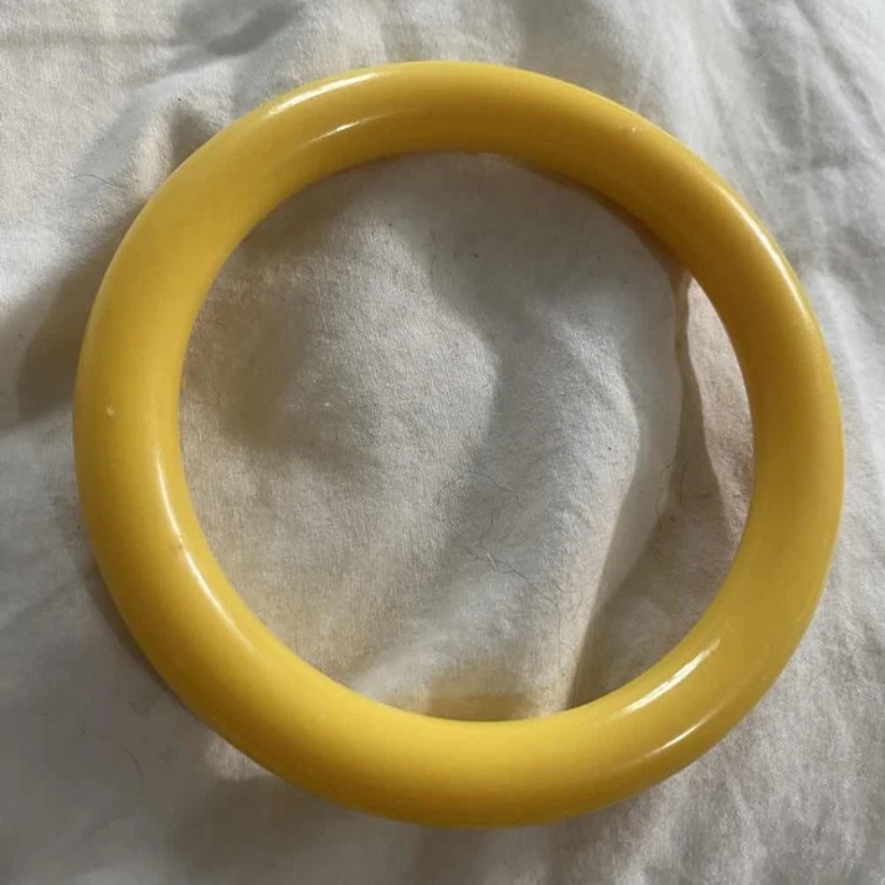 F*** Yeah! Chunky Yellow Vintage Bangle